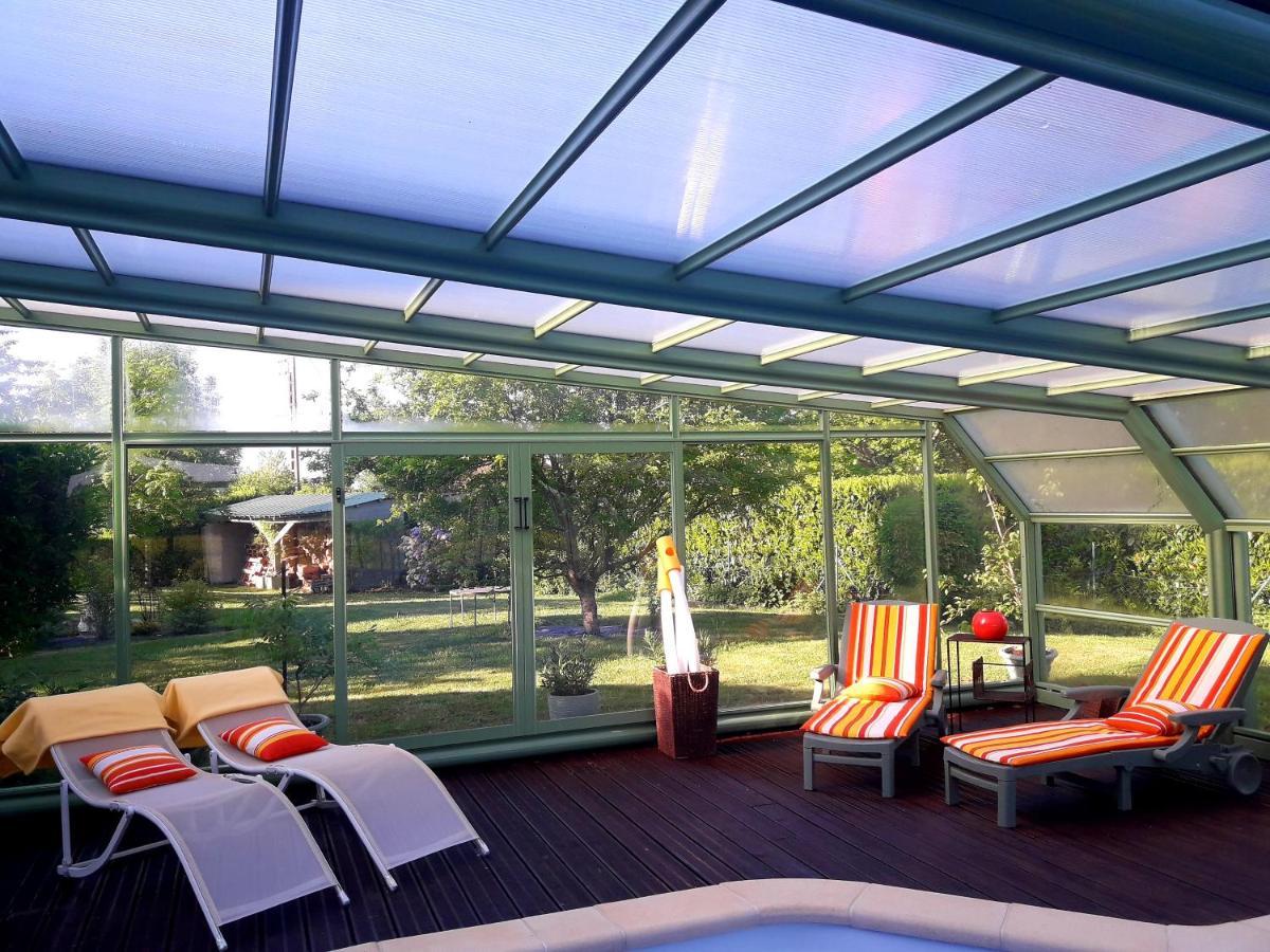 Chambre D'Hote Avec Piscine Couverte Coulaines Eksteriør billede
